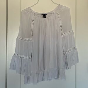 White long sleeve international concept shirt